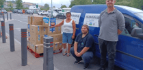 Aberystwyth Morrisons donates cereal to breakfast club