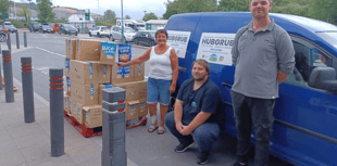 Aberystwyth Morrisons donates cereal to breakfast club