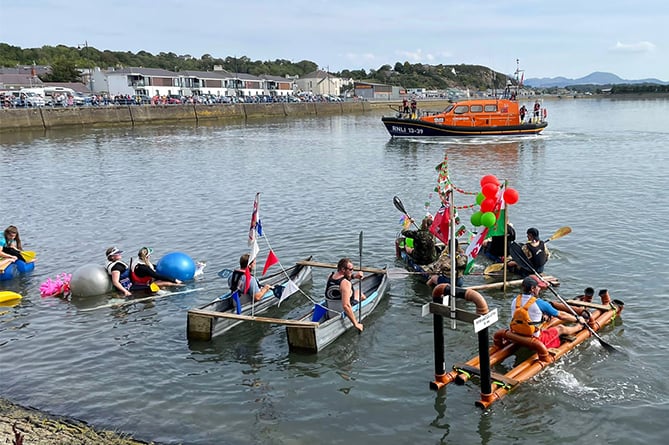 Pwllheli RNLI Raft Race