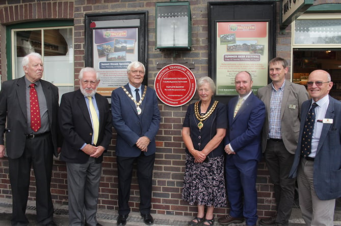 Talyllyn Railway Red Plaque