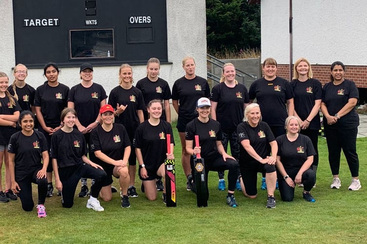 Aberystwyth Ladies cricket team - North beach and South beach 2022