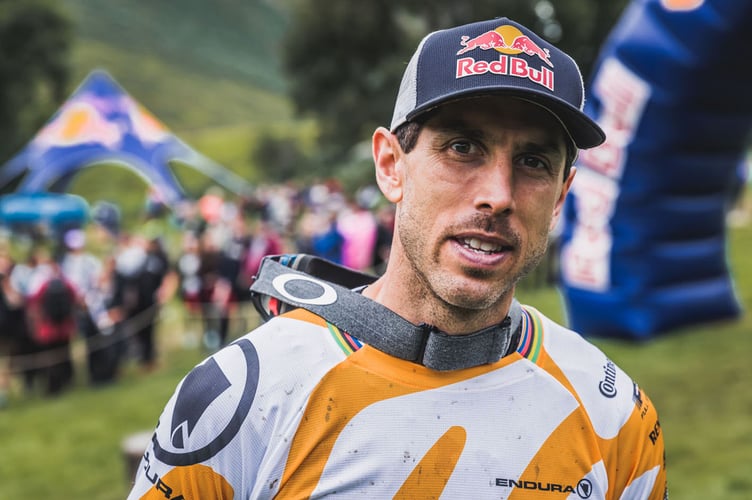 Gee Atherton seen at Red Bull Hardline 2022 in Dinas Mawydd, Wales on September 11, 2022 // Dan Griffiths / Red Bull Content Pool // SI202209110541 // Usage for editorial use only // 