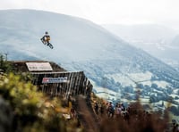 Incredible POV video footage of intimidating Red Bull Hardline course