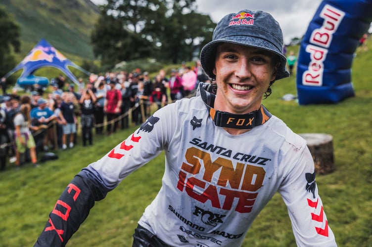 Jackson Goldstone during Red Bull Hardline at Dinas Mawddwy, Wales on September 11, 2022 // Dan Griffiths / Red Bull Content Pool // SI202209110537 // Usage for editorial use only // 