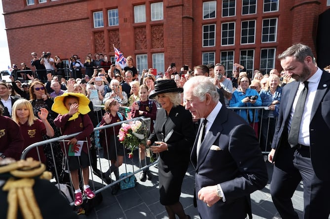 King Charles III at the Senedd