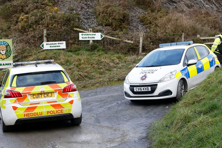 AB0703 Borth17 PHOTO CODE 19DPJ07MAR17 - PHOTO DAVID ARWYN PARRY JONES / CAMBRIAN NEWS PRESS PHOTOGRAPHER - 07March2019 - REF Chris/Simon; Man is in a serious condition in hospital after being stabbed while walking his dogs near Borth Wild Animal Kingdom last Thursday Morning. A 21-year-old man had been arrested on suspicion of causing grievous bodily harm.  - Please See Chris for furthr details. 