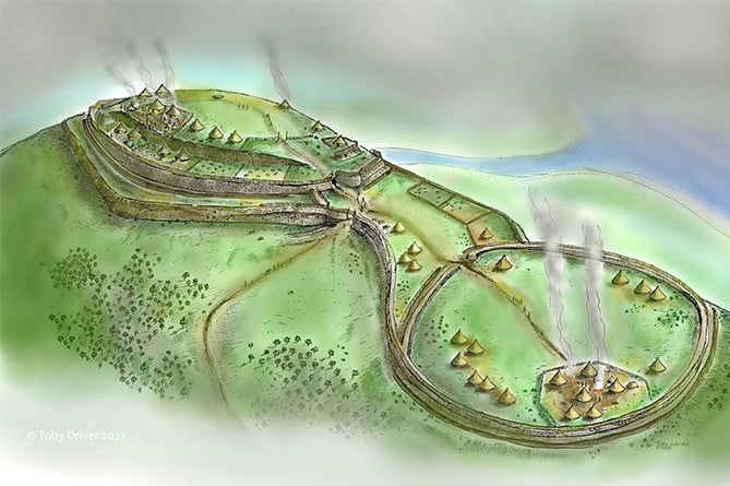 How Pen Dinas may have looked
