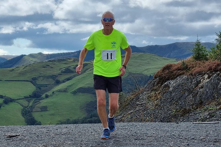 John Evans at the Glyndŵr 7 mile trail 2022