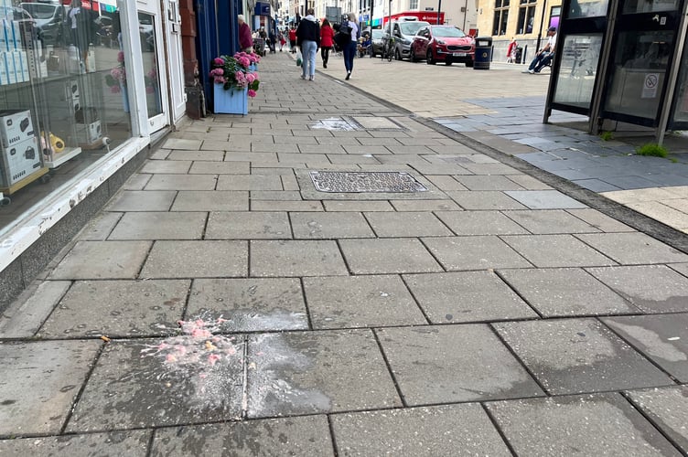 Aberystwyth mayor Talat Chaudhri addressed the state of the town’s pavements and streets