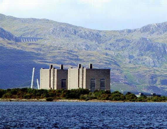 The twin reactor power-station at Trawsfynydd, six miles south of Blaenau Ffestiniog, was shut down in 1991