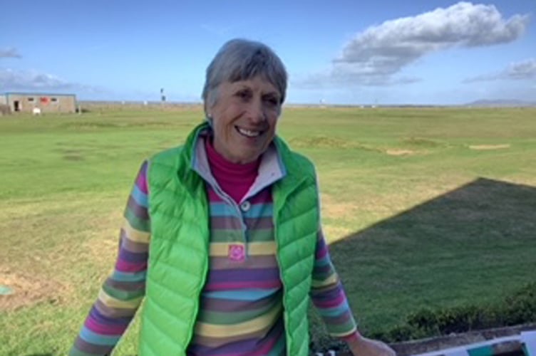 Karen Evans who scored an eagle at Borth GC on 25 Sep 2022