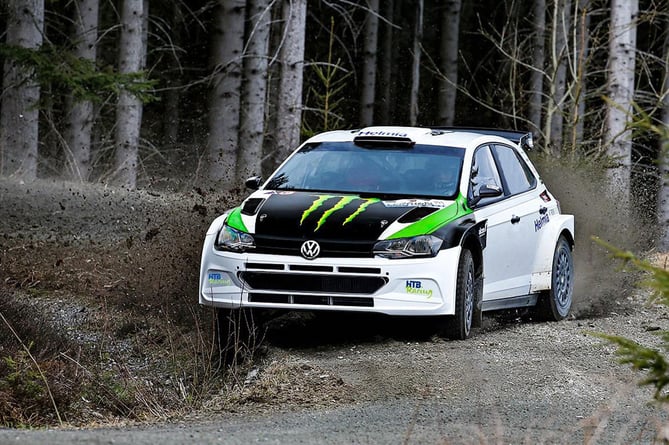 Oliver Solberg VW Polo Cambrian Rally