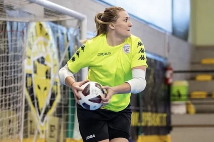 Alice Evans was the first British female Futsal player to gain a professional contract 2022