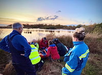 Man, 73, rescued after falling in bog whilst taking photographs