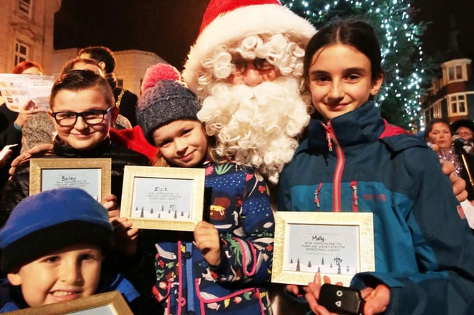 In 2018, Joseph Kenobi, Bailey Mathias, Eifie Everand-Walker and Molly Bakewell were nominated by their schools to switch on the Christmas tree lights