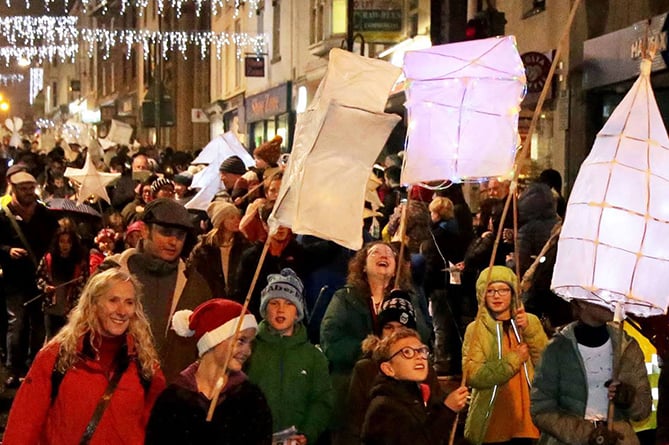 2018 Aberystwyth Christmas lights parade