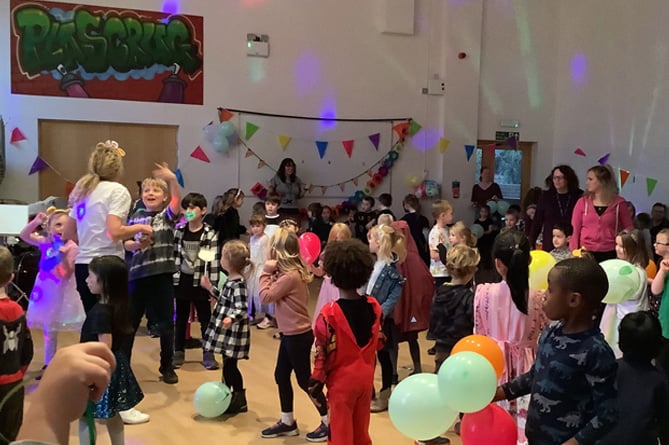 Plascrug School’s Children in Need disco