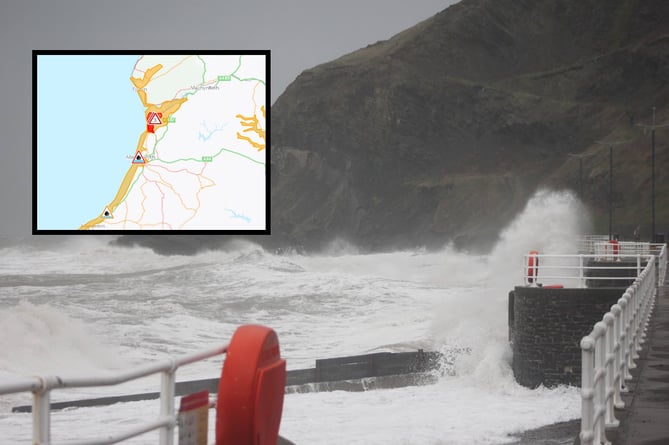 Flood warnings issued for Aberystwyth and Borth | cambrian-news.co.uk