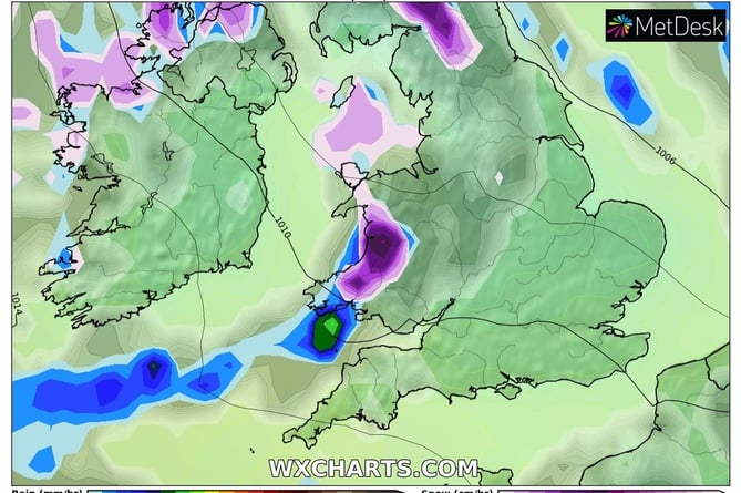 Snow map