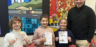 Winners of foodbank's Christmas card competition announced