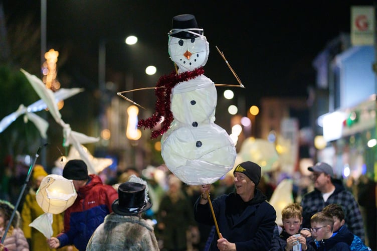 The Magic Lantern organised a parade on Christmas Eve