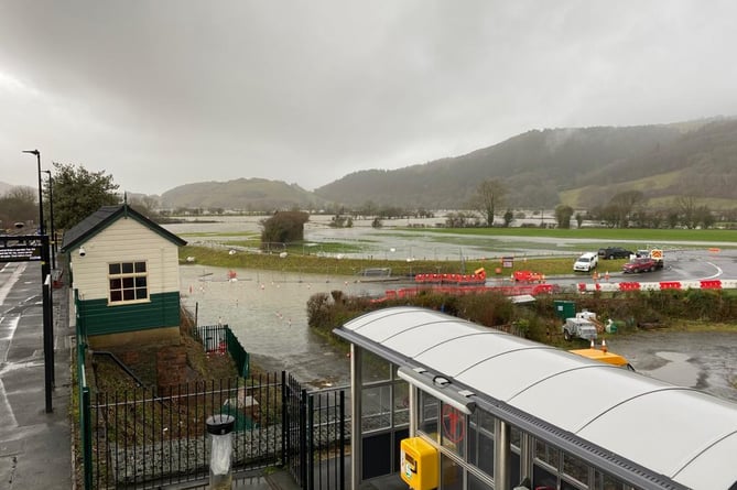 Machynlleth flood