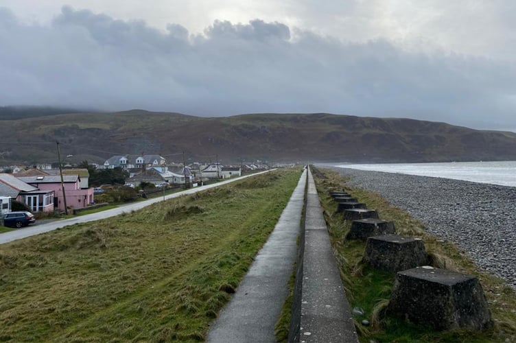 Fairbourne seafront