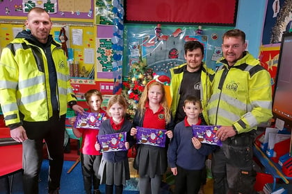 Construction firm spreads joy to hospital, foodbanks and pupils