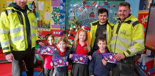 Construction firm spreads joy to hospital, foodbanks and pupils