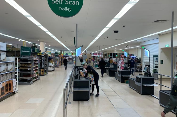 Morrisons checkouts