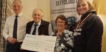 Bont Show donates £750 to DPJ Foundation