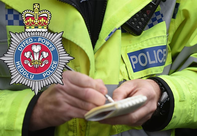 Rise in number of robberies recorded by Dyfed-Powys Police