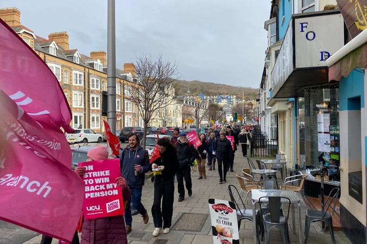 Striking workers