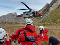 Climber dies following fall from Y Gribin