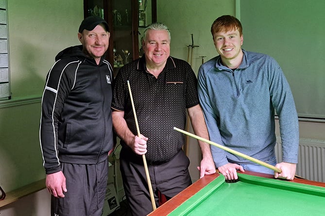 Ceredigion Snooker Singles KO Winners