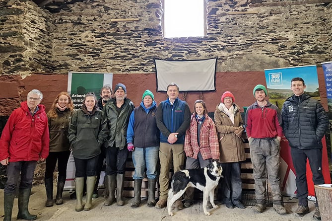 Information session at Llyndy Isaf