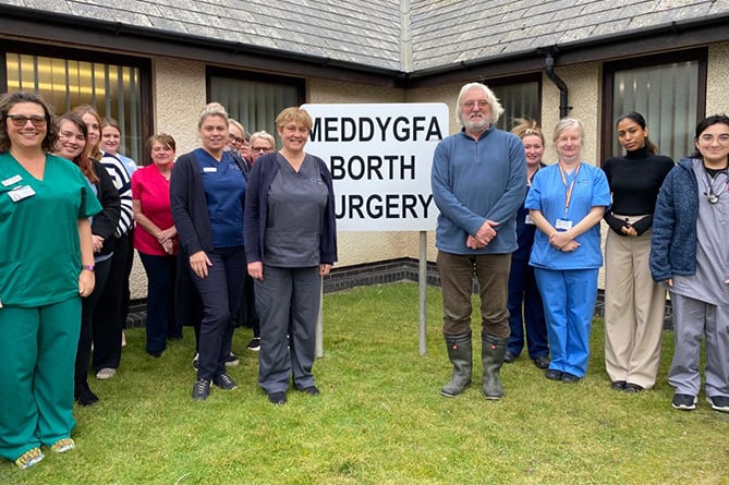 The Meddygfa Borth Surgery team