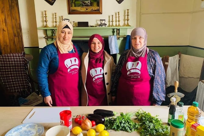 Latifa helps run the Syrian Dinner Project charity