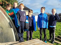 Llanilar after-school club makes most of Aberaeron project offcuts