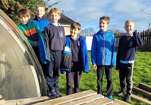 Llanilar after-school club makes most of Aberaeron project offcuts