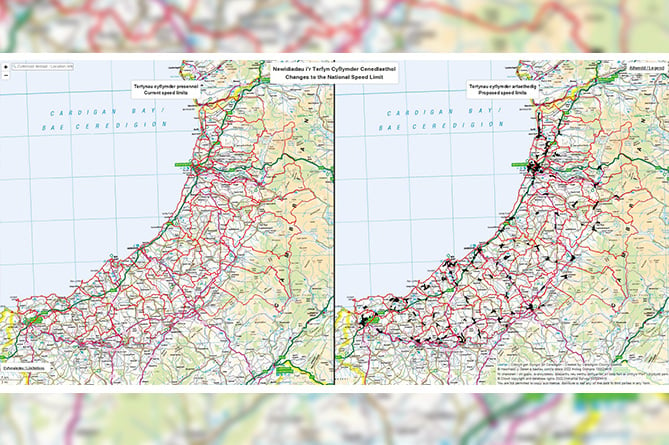 Ceredigion 20mph speed limits