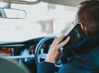 Fine for using mobile while driving