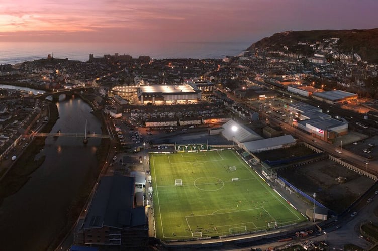 The Aberystwyth University Park Avenue Stadium