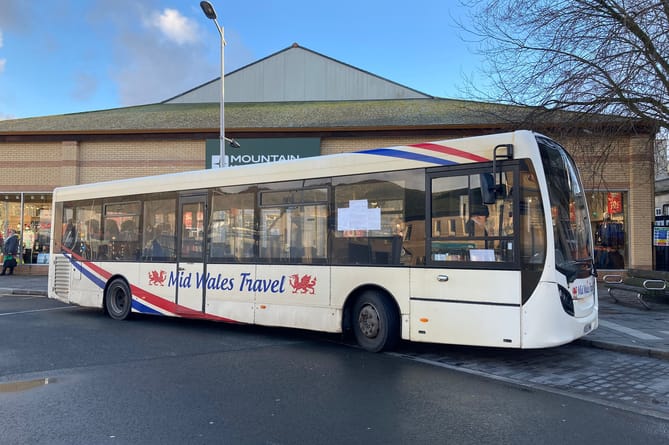 Mid Wales bus services