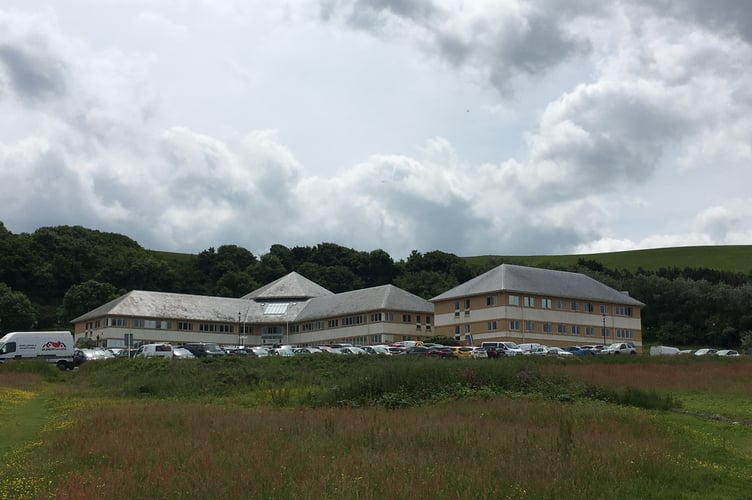 Ceredigion County Council\'s offices at Penmorfa