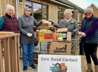 WI raises £180 for Lampeter food bank