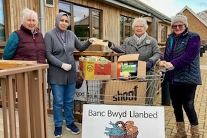 WI raises £180 for Lampeter food bank