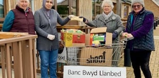 WI raises £180 for Lampeter food bank