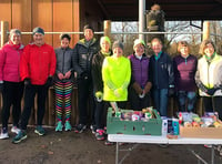 Fun run delivers support to Llanidloes food bank