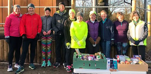 Fun run delivers support to Llanidloes food bank